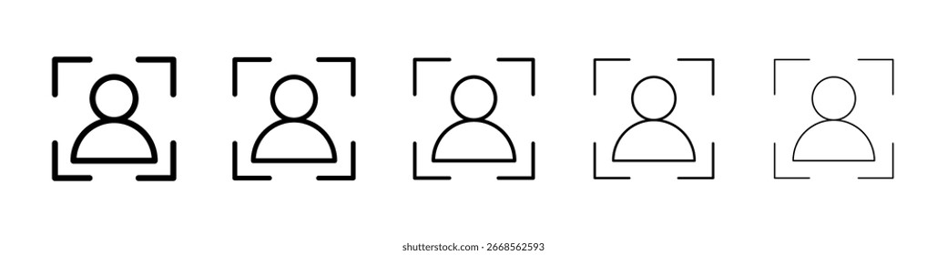 KYC icon filled flat sign concept for web design.