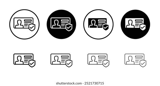 KYC icon logo set vector