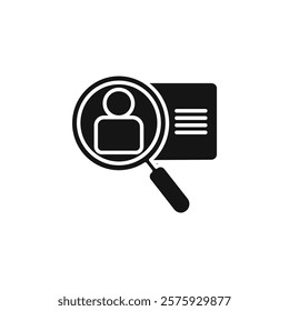 Kyc icon Simple thin line flat symbol