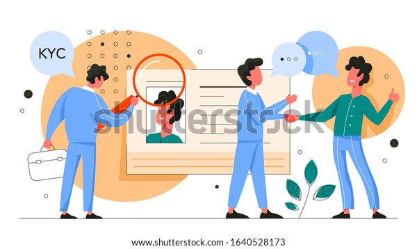 Kyc Know Your Customer Concept Idea Stock Vector (Royalty Free) 1640528173