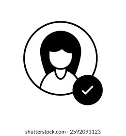 KYC vector stock illustration for identity verification.