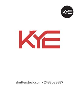 KYE Logo Letter Monogram Design