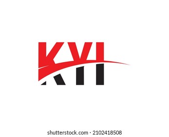 Letra KYI Ilustración del vector de diseño del logotipo inicial