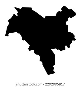 Kyiv map, province of Ukraine. Vector illustration.