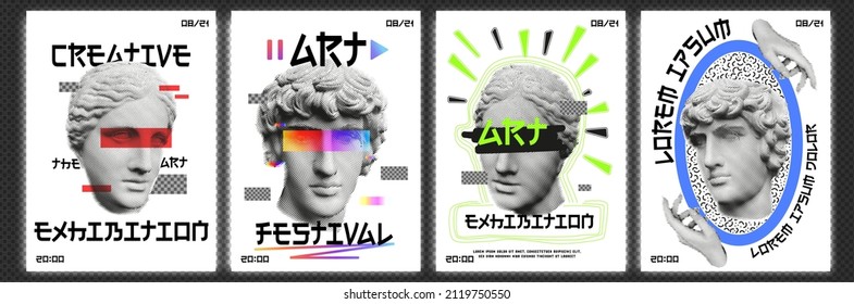 Kyiv, Ukraine - 05.02.2022: Greece modern face with contemporary element. Template design. Vector illustration