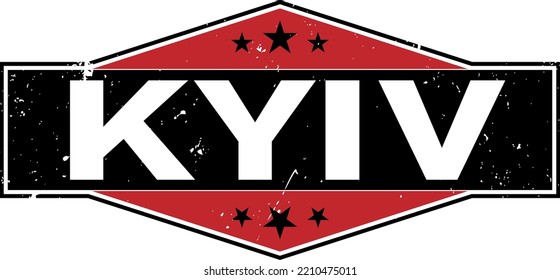 Kyiv ukraine logo vector design template t-shirt design