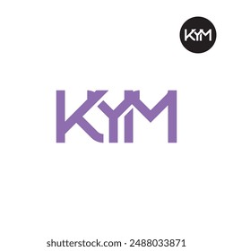 KYM Logo Letter Monogram Design
