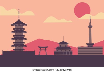 738件の 五重塔 京都 のイラスト素材 画像 ベクター画像 Shutterstock