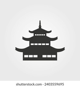 Kyoto icon - Simple Vector Illustration