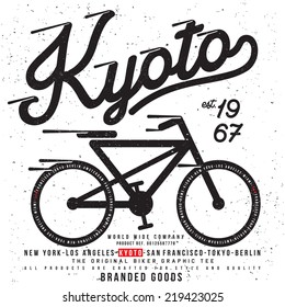 Kyoto t-shirt graphics