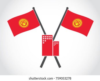 Kyrgyzstan Emblem Building