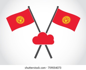 Kyrgyzstan Emblem Cloud Computing