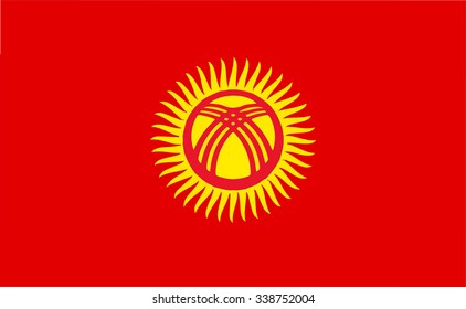 Kyrgyzstan Flag