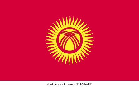 Kyrgyzstan Flag