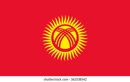 Kyrgyzstan Flag