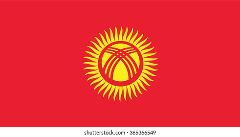 Kyrgyzstan Flag