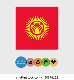 Kyrgyzstan flag