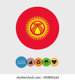 Kyrgyzstan flag