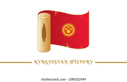 kyrgyzstan flag and kyrgyzstan history