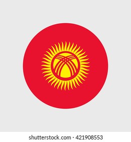 Kyrgyzstan national flag