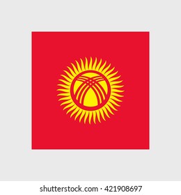 Kyrgyzstan national flag