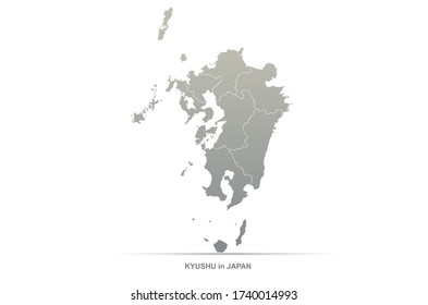 九州地図 の画像 写真素材 ベクター画像 Shutterstock