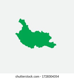 Kyustendil Stadt Bulgarien. Darstellung der Kartenvektor.