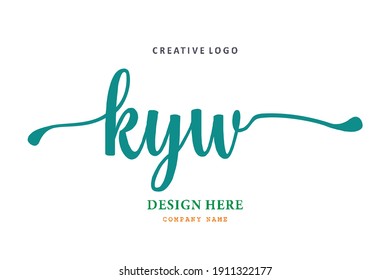 KYW lettering logo that is simple, easy to understand and authoritative