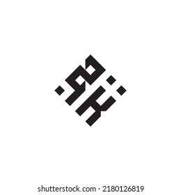KZ abstraktes geometrisches Konzeptlogo in hochwertigem, professionellem Design, das sich am besten für den Straßenstil eignet