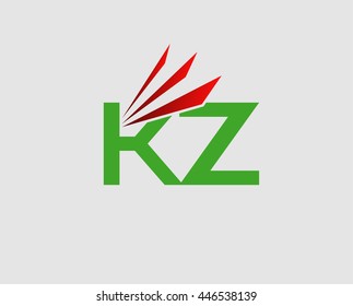 KZ company linked letter logo
