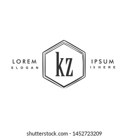 KZ Initial beauty monogram logo vector