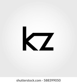 kz lowercase logo black interrelated