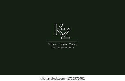 KZ or ZK letter logo. Unique attractive creative modern initial KZ ZK K Z initial based letter icon logo