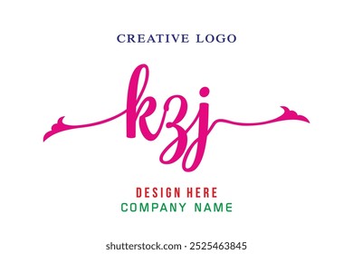 KZJ  lettering logo is simple, easy to understand and authoritative