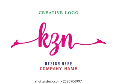 KZN  lettering logo is simple, easy to understand and authoritative