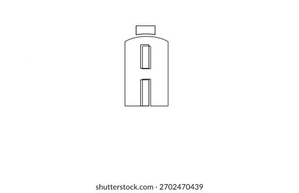 L ABSTRAKTER BUCHSTABE LOGO MONOGRAMM