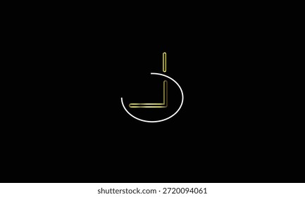 L ABSTRAKTER BUCHSTABE LOGO MONOGRAMM