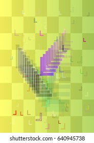 L Alphabet background design