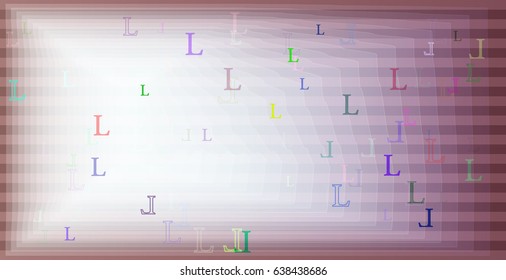 L Alphabet background texture