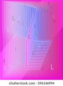 L Alphabet texture idea