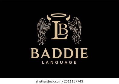 l b baddie language logo