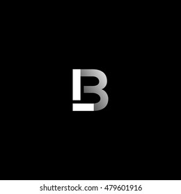 L B Letter Logo Design