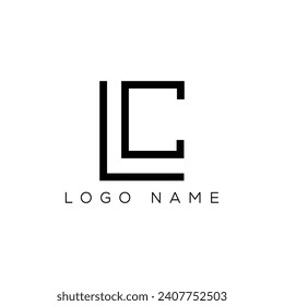 L und C Buchstaben Logo Design monogrammes.eps