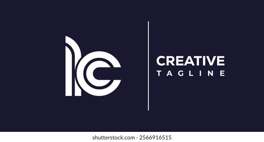 L and C logo design. LC abstract Letters Logo Monogram. This logo design is the process of creating a visual symbol that represents a brand, company, or individual.
