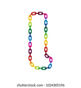L Chain Letter Logo Icon Design