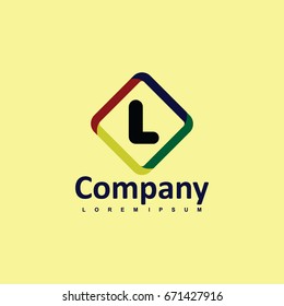 L Company Logo Vector Template