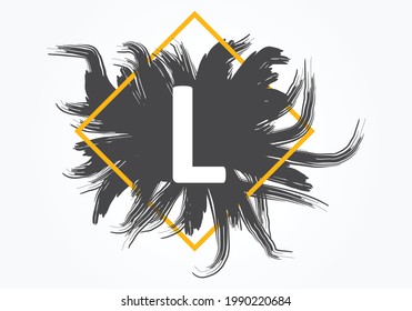 L Creating an Artistic Brush Article Logo.