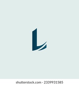 L creative and modern vector logo design