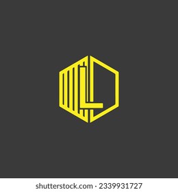 L creative and modern vector logo design