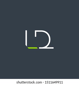 L & D joint logo design vector